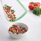 HIC Kitchen Flexible Cutting Board Mat Set, Color-Coded with Icons, Food-Grade Nonporous BPA-Free Plastic, Set of 4