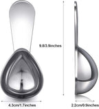 Patelai 3 Pieces Coffee Scoop Tablespoon Measuring Spoons Stainless Steel Coffee Scoops Short Handle Tablespoon for Tea Sugar Kitchen Gifts(15 ml,Silver)