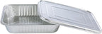 Waytiffer Disposable (25pack) 9x13 Aluminum Foil Pans with Lids, Half Size Deep Steam Table Pans, Heavy Duty Aluminum Baking Pans for Cooking, Roasting, Heating, Serving & Lining Steam-Table Trays