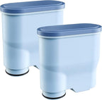AquaClean Filter Compatible with Philips Coffee Machines – CA6903 Water Filter for EP1220/2230/3241, Series 1200/2200/3200/5400 – Anti-Scale Cartridge [2-Pack]