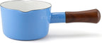 Fuji Horo NA-12M.ZB Milk Pan, 4.7 inches (12 cm), Zenith Blue, IH Compatible, Natural Series