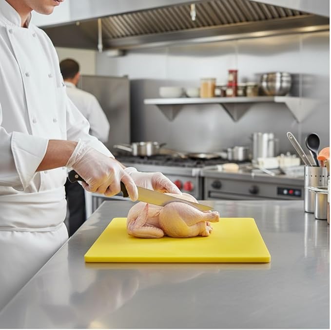 TrueCraftware- Set of 6 Cutting Boards for Kitchen 20" X 15" X 1/2” Assorted Colors- Color Coded Durable Kitchen Cutting Board Chopping Board Non Slip Cutting Mat for Meat Vegetables Dishwasher Safe