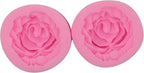 2 Piece 3d Flower Bloom Rose Shape Silicone Molds for Cupcake Dessert Chocolate Jelly Cookie Decor, Jewelry, Pastry, Chocolate,Handmade Soap Mould Candy Making
