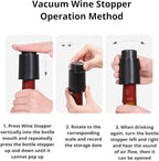 2 PACK Vacuum Wine Stopper with 2 PACK Wine Foil Cutter Tool, Wine Bottle Stoppers, Reusable Wine Preserver Keep Fresh, Perfect Wine Accessory Gift for Wine Lovers