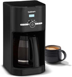 Cuisinart Classic 12-Cup Programmable Coffeemaker, Black, DCC-1120BKNAS