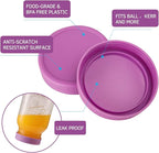 AOZITA [ 28 Pack ] Plastic Mason Jar Lids Fits Ball, Kerr & More - 14 Wide Mouth & 14 Regular Mouth - Colored Storage Caps for Canning Jars, Dishwasher Safe & Food Grade