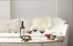 Lenox Drinkware, Holiday 4-Piece Wine Balloon Glass Set, Set Of 4, 14 Fl Oz Capacity, Made From Glass, Festive Red Christmas Design, Hand Wash Only, Christmas Decorations, Winter Decor (4 Piece)