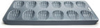 Fox Run Non-Stick Madeleine Pan, Carbon Steel, 12-Cup,Grey