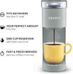 Keurig K-Mini Single Serve K-Cup Pod Coffee Maker, 6 to 12oz Brew size, with Cord Storage, Perfect for Small Spaces, Studio Gray