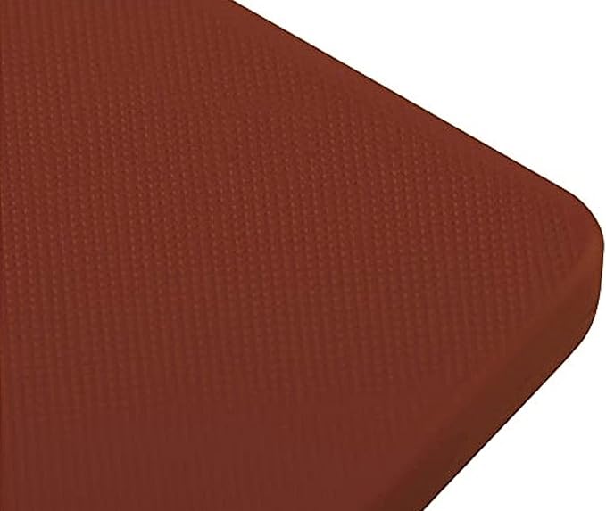 TrueCraftware- 18" X 12" X 1/2” Cutting Board for Kitchen Brown Color Plastic- Durable Kitchen Cutting Board Commercial Chopping Board Non Slip Surface Cutting Mat for Meat Vegetables Dishwasher Safe