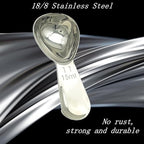 CoaGu Short Handle Coffee Scoop 15ml (1 Tbsp) - Stainless Steel Measuring Spoon for Ground Coffee, Spices & Protein Powder - Compact Design Fits Small Jars, Dishwasher Safe & Rust-Resistant