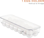 Sorbus Fridge Organizer Bins – Set of 8 Refrigerator Organizers and Storage Containers, Stackable Freezer Bins and House Essentials for New Home, BPA-Free Pantry Drawer Organizers