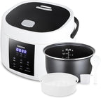 Rice Cooker Small,6-Cup (Uncooked) / 12-Cup (Cooked),6-in-1 Multi Cooker,Electric Smart Rice Cooker,Portable Non-Stick Rice Maker With Steamer Basket,12 Hours Timer Delay & Keep Warm Function