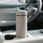 PARACITY Insulated Water Bottle, 15 oz Stainless Steel Water Bottles, Double Wall Vacuum Hot Drinks Insulated bottle, Metal Water Bottle Keeps Hot for 12 Hrs, Cold for 24 Hrs, for Coffee, Tea (white)