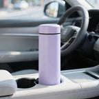 PARACITY Insulated Water Bottle,15 oz Stainless Steel Thermal mug, Double Wall Vacuum Water Bottle, Metal Water Bottle Keeps Hot for 12 Hrs, Cold for 24 Hrs, for Coffee, Drinks(pink)
