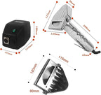 Commercial Electric Gyro Cutter, Stainless Steel Shawarma Cutter Electric Gyro Slicer Doner Kebab Knife Meat Cutter Machine with Holder for Shawarma - 0~6mm Thickness.