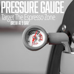 Flair UPDATED Espresso Maker - Classic: All manual lever espresso maker for the home - Pressure gauge and two portafilters included
