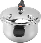 Electric Pressure Cooker, Alarm Valve, Anti-clogging Cover, 80KPA Stainless Steel Pressure Cooker for Gas Stove (9L)