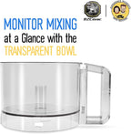 3-Quart Clear Cutter Bowl (112203) and Polycarbonate Lid (106458S), Compatible with Robot Coupe R2 Series Food Processors