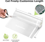 Bonsenkitchen 6 Rolls 11" x 16' Vacuum Sealer Bags for Food with a Color Box, Easy to Store, Commercial Grade, BPA Free, Great for Food Storage or Sous Vide, VB21