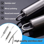3 Shrimp Deveining Tool, FRIVASTIC Shrimp Peeler Cleaner, Tow-In-One Shrimp Line Knife, Stainless Steel Shrimp Line Knife, Stainless Steel Crawfish Peeler Tool, Shrimp Threader Fishing Line Remover