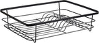 Dish Drying Rack 3 Piece Dish Drainer with Drainboard Set for Kitchen Counter – Kitchen Dish Rack with Removable Utensil Holder & Swivel Spout for Countertop – DishRack for Plates, Cups & Organization