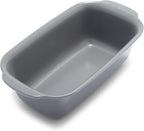 GreenPan Premiere Ovenware Healthy Ceramic Nonstick 1 lb. Loaf Baking Pan, PFAS-Free, Warp-Free Bakeware, Durable Quick Heating, Oven & Broiler Safe to 600F, Dishwasher Safe, Gray