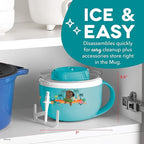 Disney Dash My Mug Ice Cream Maker - Makes Single Serving of Gelato, Frozen Yogurt, Sorbet & More - Easy to Clean & Use - Moana, 1 Bowl