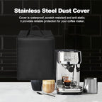 Dust Cover for Plus Espresso Machine BES500BSS Stainless Steel Dust Covers for De'Longhi Stilosa Manual Espresso Machine EC260BK Heavy Duty Waterproof Protective Cover Case (Black)