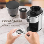 AYCHIRO Coffee Grinder, Electric Conical Burr Grinder with 30 Grind Settings for 2-12 Cups, Adjustable Burr Mill for Home Use