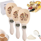 2026 New Electronic Measuring Spoon with Conversion,Digital Measuring Spoon Scale,800g / 0.1g High Precision with LCD Screen,Household Weighing Portable Tool for Pet Dog Cat Food (3SET)