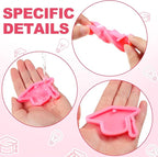 5 Pieces Silicone Graduation Mold Decorations 2026 Graduation Grad Cap Diploma Book Congrats Cupcake Toppers Silicone Baking Mold for Party Supplies