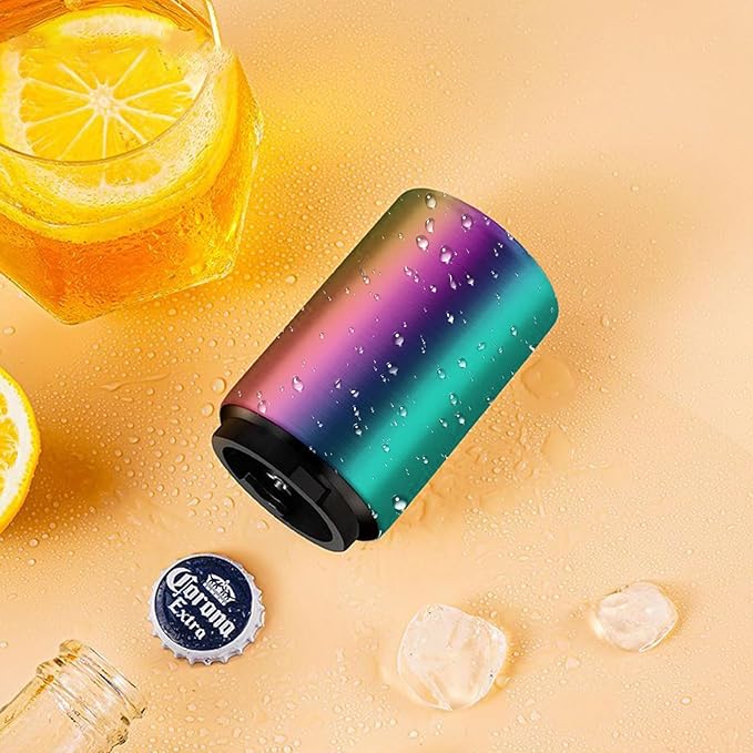 Beer Bottle Opener Destapadores de Cerveza Automatic Bottle Opener Bottle Cap Opener, Down-Pop Off Beer Bottle Opener with Magnetic Cap Catcher, Cool Bartender Tools, Men Beer Gift （Color）