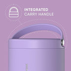 Hydrapeak 18oz Stainless Steel Vacuum Insulated Food Jar for Hot Food and Cold Food, Wide Mouth Leak-Proof Soup Jar for Adults, 10 Hours Hot and 16 Hours Cold (Lavender)