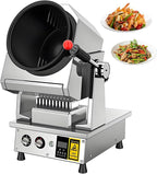 Automatic Stir Fry Machine Countertop Cooker with Water Spray & Drum Design – Natural Gas Smart 360° Cooking Machine Capacity 1.5L-9.3L,110V 100W