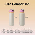 Owala FreeSip Insulated Stainless Steel Water Bottle with Straw, BPA-Free Sports Water Bottle, Great for Travel, 32 Oz, Daybreak