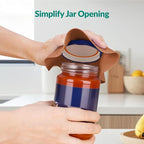 NIHOME Silicone Jar Opener – 6 Inch Large Anti-Slip Grip Pads, Premium 100% Food-Grade Silicone, Stylish Designer Colors, Multi-Purpose Heat-Resistant Mat & Coaster, Set of 4 (Coffee Colors)
