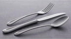 Oneida Silverware Set, Satin Sand Dune Everyday Flatware 4-Piece Teaspoons Set, Service For 4, 18/0 Stainless Steel, Dishwasher Safe, Satin Finish, Home & Kitchen Utensils, Teaspoon (Silver, 4 Piece)