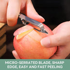 3PCS Set Multi-function Vegetable Peeler, Upgraded Stainless Steel Julienne Peeler, Carrot Potato Melon Fruit Peelers, Fruit Peeler Carrot Shredder Potato Peelers for Home Kitchen Gadget