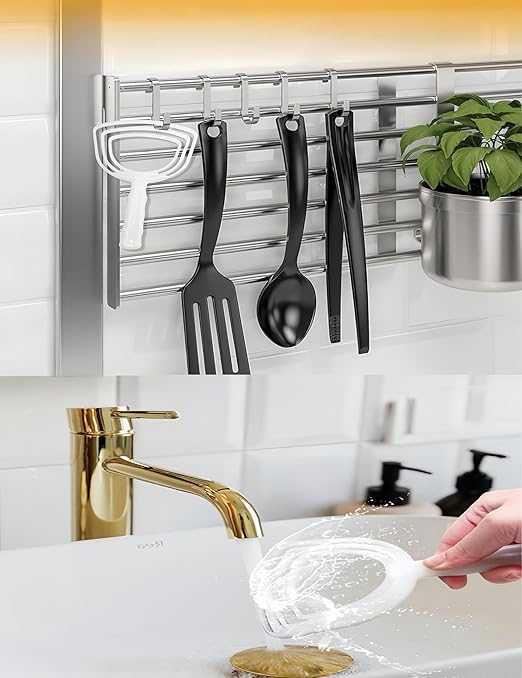 4 Pack Fish Scale Scraper & Bone Scraper, Mudder Bone Meal Scraper, Fish Descaler Cleaning Tool for Seafood Kitchen Home Use (7.9 * 4.3)