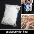 Sink Drain Strainer 2025 New Suction Cup Sink Kitchen Net Strainer Colander Collapsible Corner Sink Strainer Over for Food Waste Filtering Kitchen Leftover Have Mesh Bags (B+W, Filter 150Pcs)