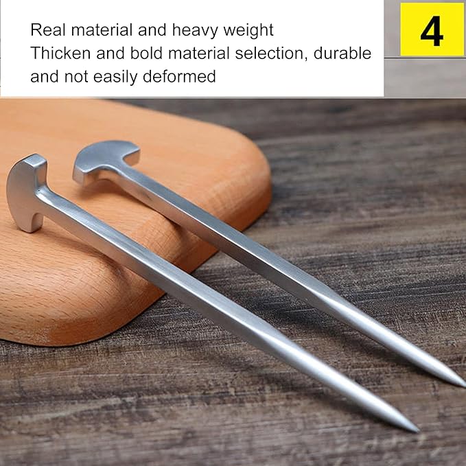 2PCS Eel Spike, Fish Eel Nail Thickened for Kitchen for Restaurant for Fish for Eel