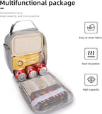 Lovoeo Lunch box Lunch bag for men women Insulated Lunchbox Lunch bags for Work Picnic Travel (Light grey)