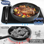 Walfos Large Silicone Trivet 16x12 Inch, Trivets for Hot Pots and Pans, Heat Resistant Pot Holders Hot Pads for Kitchen Quartz Countertops, Hot Dishes