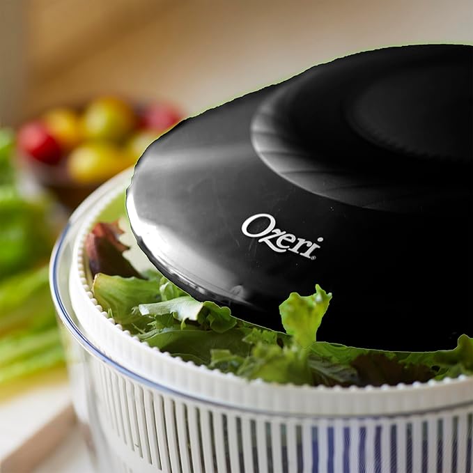 Ozeri Italian Made Fresca Salad Spinner and Serving Bowl, BPA-Free