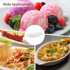 4 Piece Oval Au Gratin Baking Dishes Set, 8 X 4 In Ceramic Banana Split Boats, Oven & Microwave Compatible Mini Casseroles With Handles