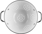 Calypso Basics by Reston Lloyd Powder Coated Enameled Colander, 1.5 Quart, White