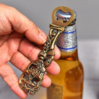 Beer Bottle Opener Skull with Spider，Cool Bottle Opener for Bar Tool, Soda and Beer Cap Remover, Cool & Fun Gadget