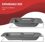 Collapsible Colander, Over the Sink Colander Strainer Basket 8x14-19 inch Size, Extendable Strainers and Colanders