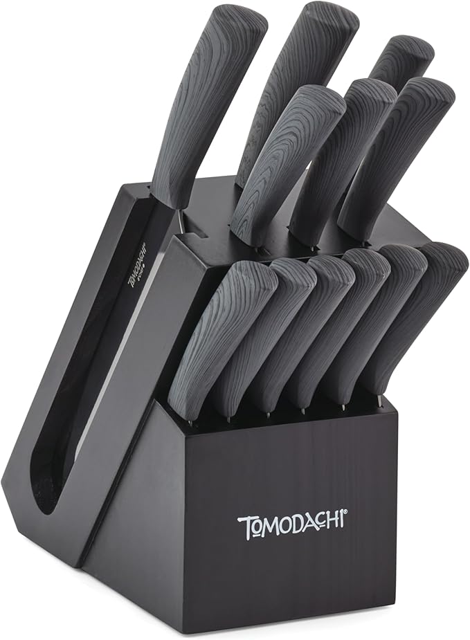 Hampton Forge Tomodachi HMC01B612L Raintree Ash – 13 Piece Knife Block Set